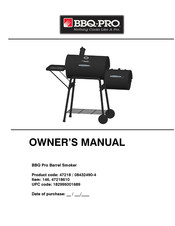 BBQ Pro 47218 Manual De Propietario