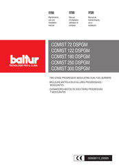 baltur COMIST 250 DSPGM Manual De Mantenimiento, Uso E Instalación