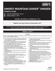 Weber Smokey Mountain Cooker 22 in Guia Del Propietario