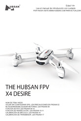 Hubsan FPV X4 DESIRE Manual De Introducción