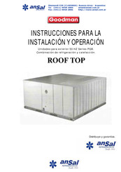 Goodman PCB Serie Instrucciones Para La Instalación Y Operación