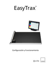 X-Rite PANTONE EasyTrax Configuración Y Funcionamiento