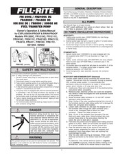 FILL-RITE FR1210C Manual De Operación Y Seguridad
