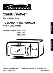 Kenmore toast'n'wave 721.63293 Guía De Uso Y Cuidado