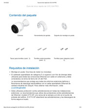 Ubiquiti UVC-G4-PRO Guia De Inicio Rapido