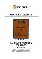 FARELL WaveJOKER p x48 Manual Instalador Y Operador