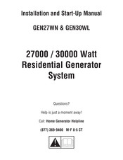 Rheem GEN27WN Manual De Instalación Y Arranque