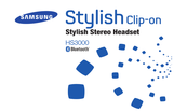 Samsung Stylish Clip-on HS3000 Manual De Instrucciones