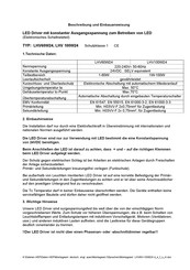 SLV Elektronik LHV60W24 Instructions De Montage