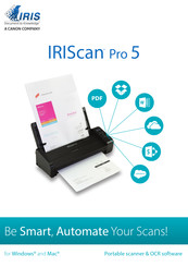 Canon IRIScan Pro 5 Manual De Instrucciones