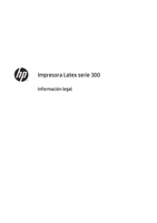 HP Latex 300 serie Manual De Instrucciones