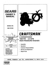 Sears CRAFTSMAN 580.751500 Manual Del Propietário