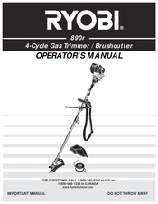 Ryobi 890r Manual Del Operador