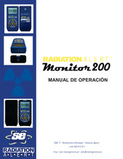 Radiation Alert Monitor 200 Manual De Operación