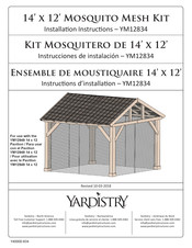 Yardistry YM12834 Instrucciones De Instalación