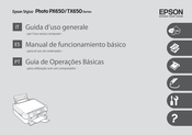 Epson Stylus Photo PX650 Serie Manual De Funcionamiento Básico