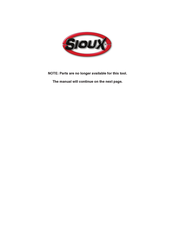 SIOUX 9500 Manual De Instrucciones