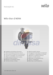 Wilo Star-Z NOVA Instrucciones De Instalación Y Funcionamiento