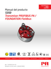 PR electronics 5350 Manual Del Producto