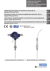 WIKA TR12-B D Serie, TC12-B D Serie Manual De Instrucciones