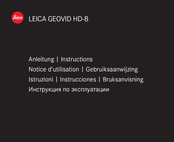 Leica GEOVID HD-B Instrucciones