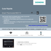 Siemens RDS110 Guía Rápida