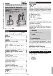 Krom Schroder VCS Serie Instrucciones De Utilizacion