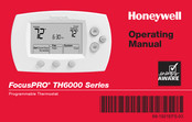 Honeywell FocusPRO TH6000 Serie Manual De Funcionamiento