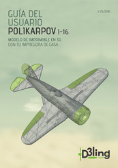 D3ling POLIKARPOV I-16 Guia Del Usuario