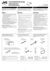 JVC KW-NT500HDT Manual De Instalación/Conexion