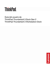 Lenovo ThinkPad Thunderbolt 3 Workstation Dock Guia Del Usuario