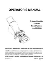 MTD 24A-020D000 Manual De Instrucciones