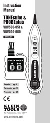 Klein Tools TONEcube Manual De Instrucciones