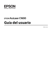 Epson AcuLaser C1600 Guia Del Usuario