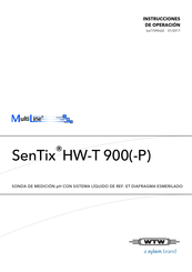 Xylem WTW MultiLine SenTix HW-T 900 Instrucciones De Operación