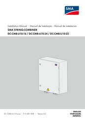 SMA STRING-COMBINER DC-CMB-U10-32 Manual De Instalación