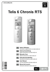 Somfy Telis 6 Chronis RTS Manual Del Usuario
