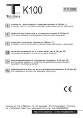 Telcoma K100 Manual De Instrucciones