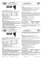 Emerson PT4 Instrucciones De Operación