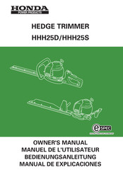 Honda HHH25S Manual De Explicaciones