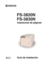 Kyocera Ecosys FS-3830N Guia De Instalacion