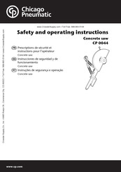 Chicago Pneumatic CP 0044 Instrucciones De Seguridad Y De Funcionamiento