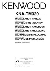 Kenwood KNA-TM320 Manual De Instalación