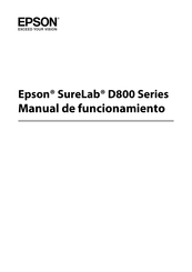 Epson SureLab D800 Serie Manual De Funcionamiento