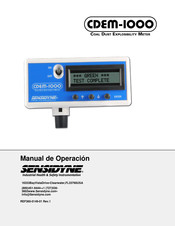 Sensidyne CDEM-1000 Manual De Operación