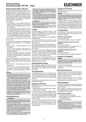 EUCHNER STP-TW3-4141 Serie Manual Del Usuario