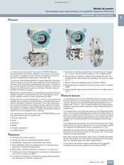 Siemens SITRANS P500 Manual De Instrucciones