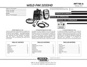 Lincoln Electric WELD-PAK 3200HD Manual De Operación