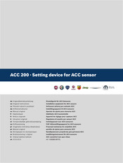 Bosch ACC 200 Manual Original