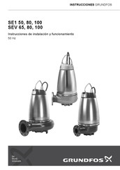 Grundfos SE1 100 Instrucciones De Instalación Y Funcionamiento